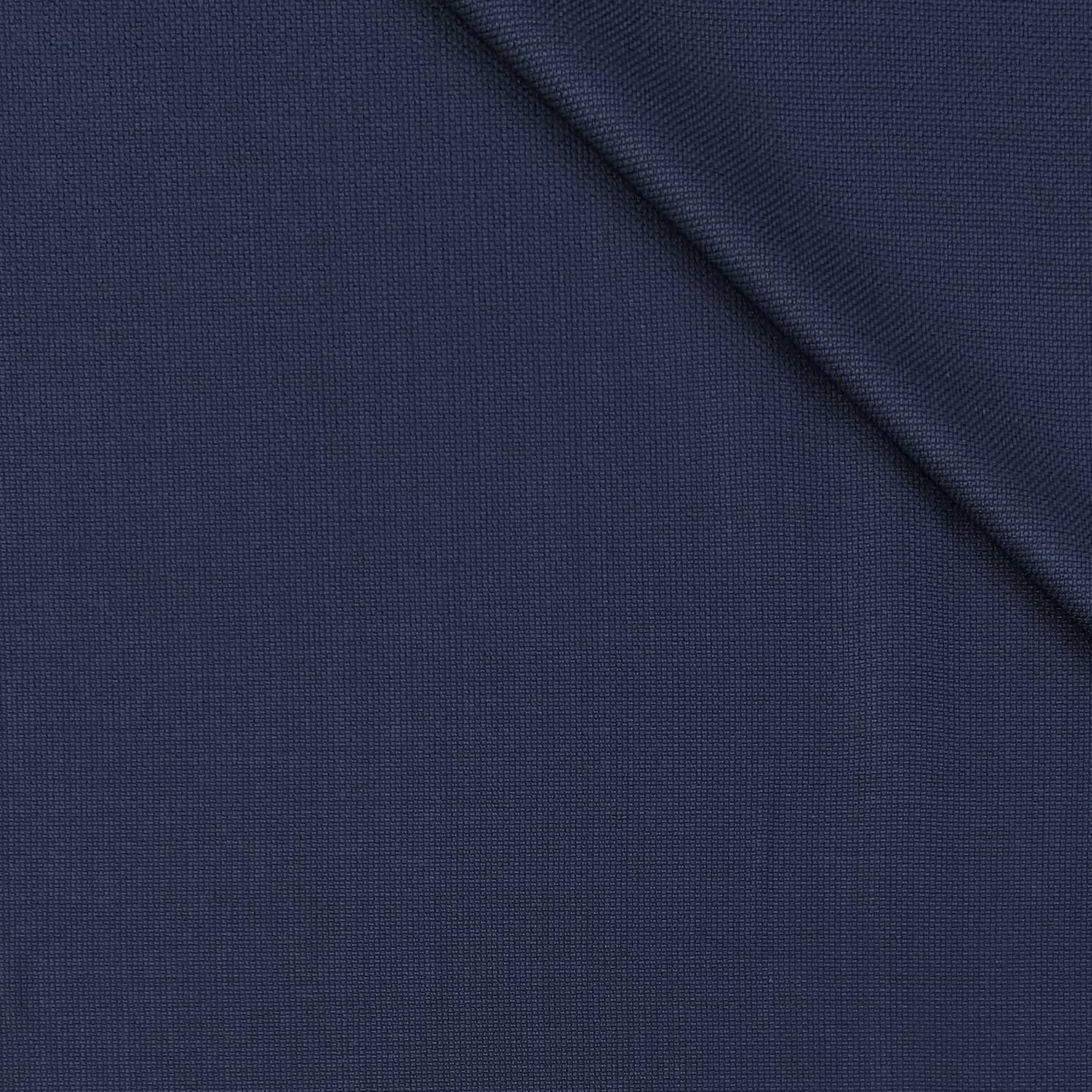 Trouser Fabric Canetti Italy Luxury 100s Wool Blended Dotted Colour Cobalt Blue